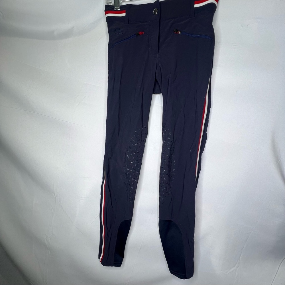 Piper By Smartpak Women's Pants Size 24R Blue Breeches Equestrian Horse Riding